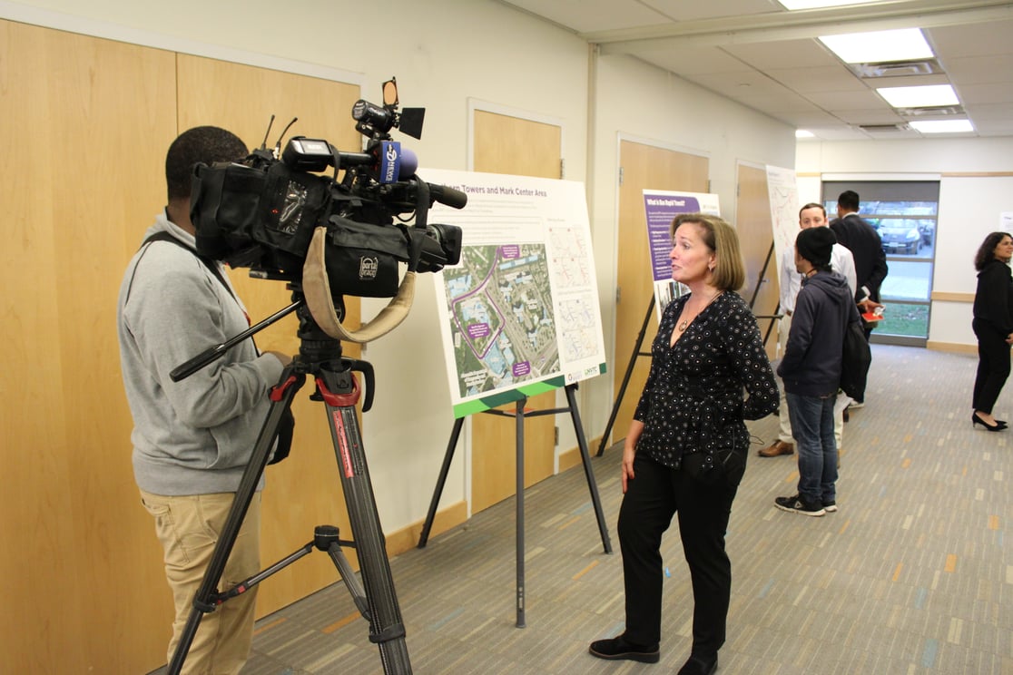 WJLA interviewing Kate